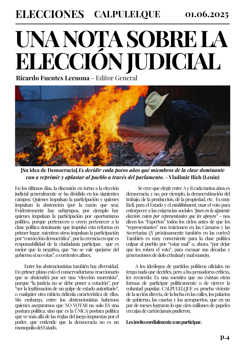 UN CABALLO PÁLIDO, SU JINETE: LA CODICIA